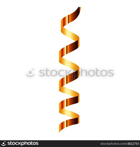 Event serpentine icon. Realistic illustration of event serpentine vector icon for web design isolated on white background. Event serpentine icon, realistic style