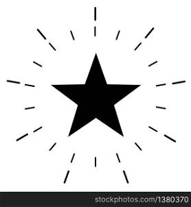 excellence icon on white background. flat style. excellent quality icon for your web site design, logo, app, UI. star shine symbol. star with starburst shining sign.