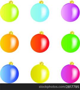 Excellent Christmas-tree decorations for you! - vector