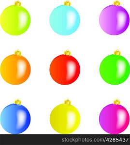 Excellent Christmas-tree decorations for you! - vector