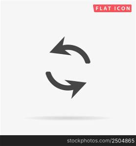 Exchange Arrow flat vector icon. Hand drawn style design illustrations.. Exchange Arrow flat vector icon