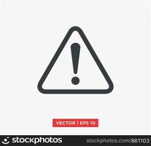 Exclamation Mark Icon Vector Illustration