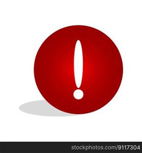 exclamation mark red circle. Simple graphic. Vector illustration. EPS 10.. exclamation mark red circle. Simple graphic. Vector illustration.