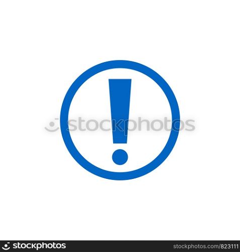 Exclamation Mark Template Illustration Design. Vector EPS 10.