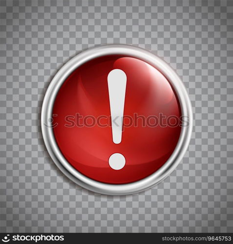 Exclamation point attention sign Royalty Free Vector Image