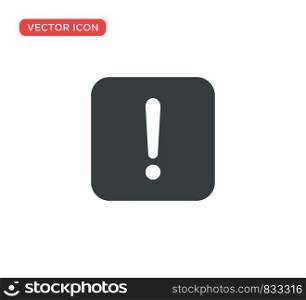 Exclamation Sign Icon Vector Illustration Design