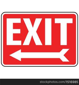 exit direction sign