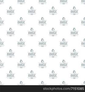 Exotic fruit pattern vector seamless repeat for any web design. Exotic fruit pattern vector seamless