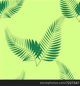 Exotic leaves, rainforest. Seamless, hand painted, watercolor pattern, background.