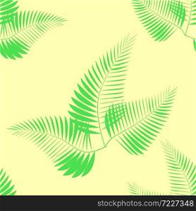 Exotic leaves, rainforest. Seamless, hand painted, watercolor pattern, background.