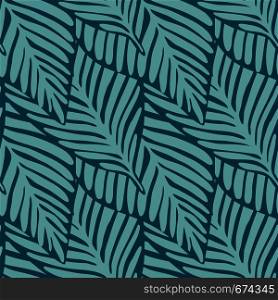 Exotic plant seamless pattern. Tropical pattern, palm leaves seamless vector floral background.. Exotic plant seamless pattern. Tropical pattern, palm leaves