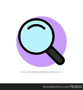 Expanded, Search, Ui Abstract Circle Background Flat color Icon