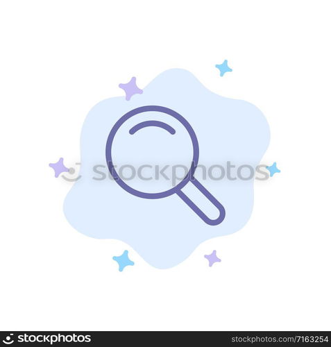 Expanded, Search, Ui Blue Icon on Abstract Cloud Background