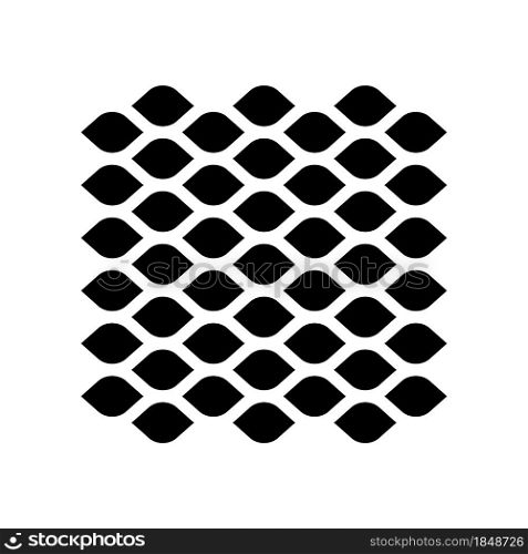 expanded sheet metal glyph icon vector. expanded sheet metal sign. isolated contour symbol black illustration. expanded sheet metal glyph icon vector illustration