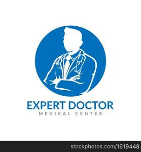 Expert Doctor, Medical Center Logo Design.