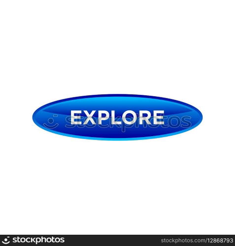 explore button website vector template