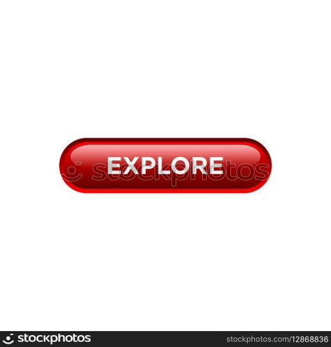 explore button website vector template