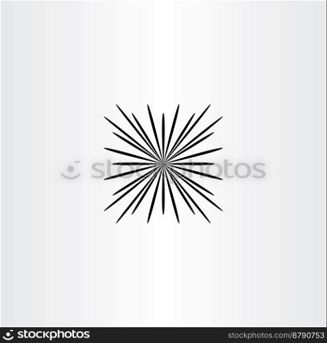 explosion fireworks icon vector design element abstract