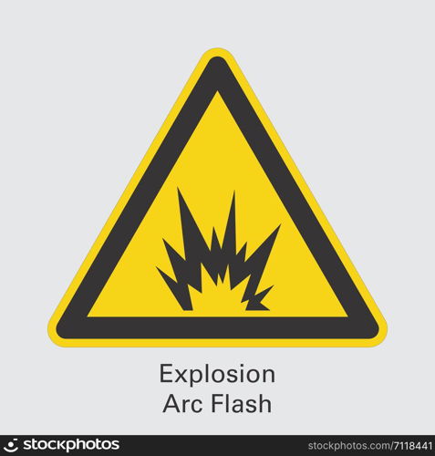 Explosion Symbol Arc Flash Symbol
