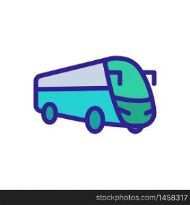 express bus icon vector. express bus sign. color symbol illustration. express bus icon vector outline illustration