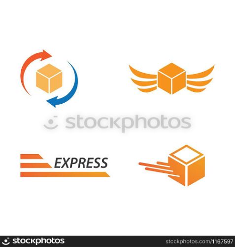 Express Delivery logo ilustration vector