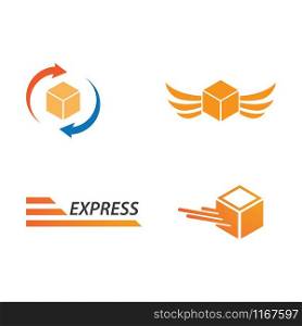 Express Delivery logo ilustration vector