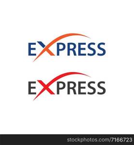 Express logo vector ilustration vector template