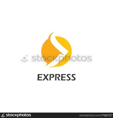 Express logo vector ilustration vector template