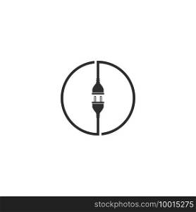 extension cord simple vector icon illustration in flat design