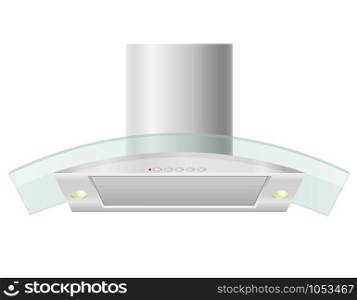 extractor hood for kitchen vector illustration isolated on white background