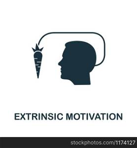 Extrinsic Motivation vector icon illustration. Creative sign from gamification icons collection. Filled flat Extrinsic Motivation icon for computer and mobile. Symbol, logo vector graphics.. Extrinsic Motivation vector icon symbol. Creative sign from gamification icons collection. Filled flat Extrinsic Motivation icon for computer and mobile