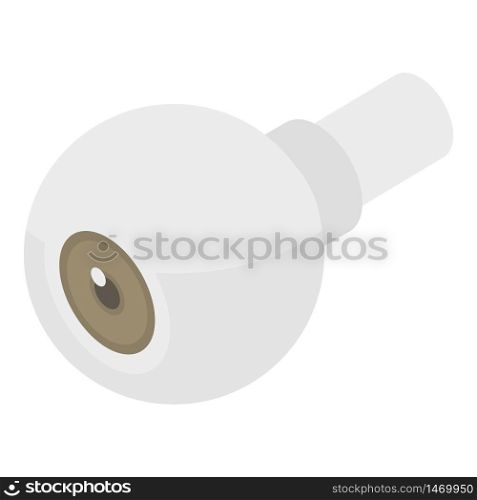 Eye artificial limb icon. Isometric of eye artificial limb vector icon for web design isolated on white background. Eye artificial limb icon, isometric style