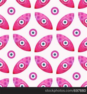 Eye background vector, Seamless abstract background vector. Geometric texture with watercolor pink eyes. Ethnic background. Eye background vector, Seamless abstract background vector. Geometric pink eyes ethnic background