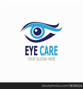 Eye care health icon and symbol vector