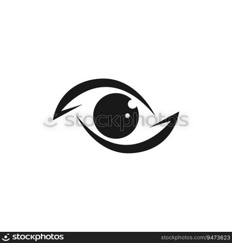 Eye Care Health Logo Vector Template
