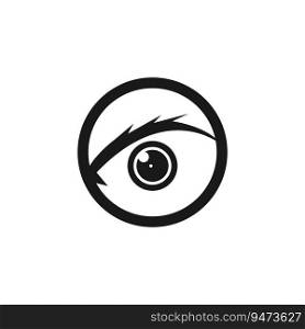 Eye Care Health Logo Vector Template