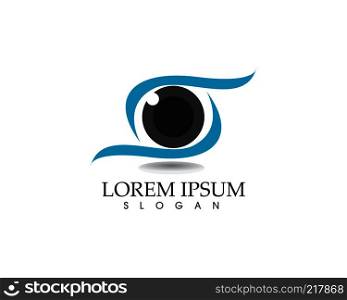 Eye care hospital logo vector