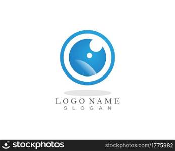 Eye care Logo and symbol template illustration vector
