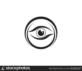 Eye care logo and symbols template vector icons app