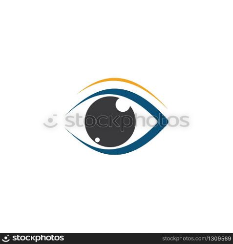 eye care logo template icon symbol