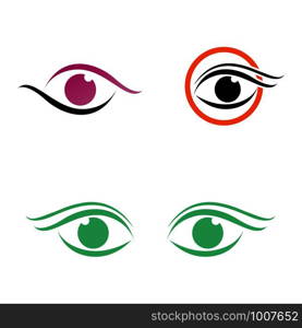 Eye Care vector logo and symbol design