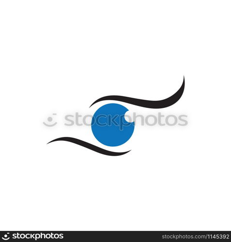 Eye Care vector logo and symbol design