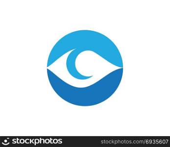 Eye Care vector logo design. Branding Identity Corporate Eye Care vector logo design