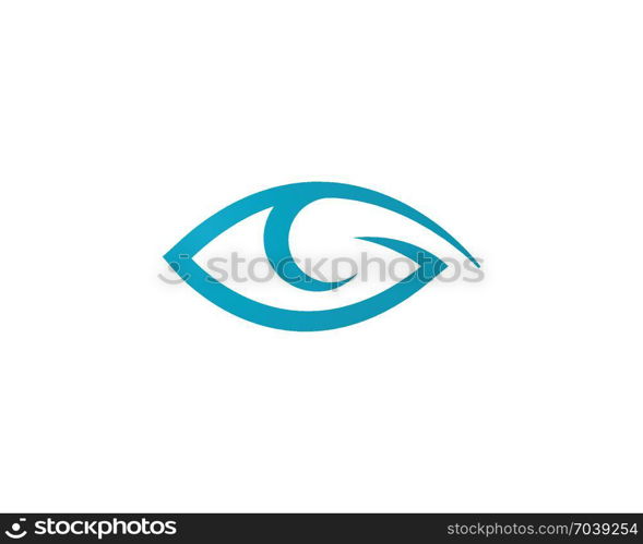 Eye Care vector logo design. Branding Identity Corporate Eye Care vector logo design