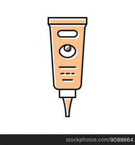 eye cream product color icon vector. eye cream product sign. isolated symbol illustration. eye cream product color icon vector illustration