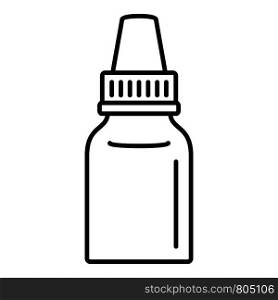 Eye drop bottle icon. Outline eye drop bottle vector icon for web design isolated on white background. Eye drop bottle icon, outline style