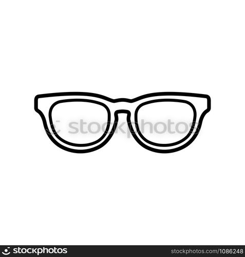 eye glasses icon vector design template