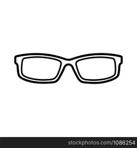 eye glasses icon vector design template