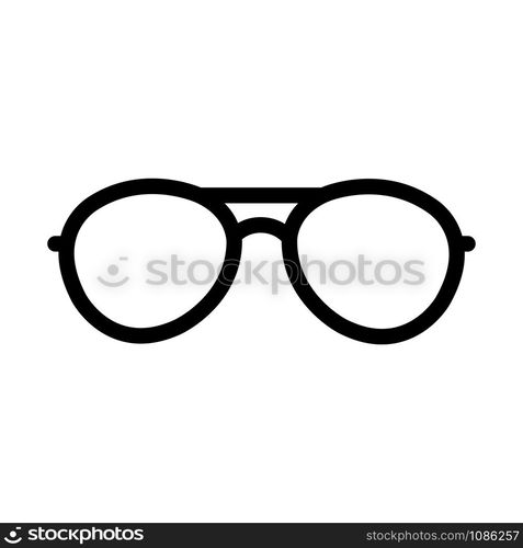 eye glasses icon vector design template