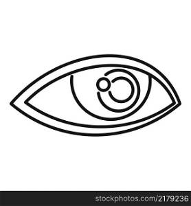 Eye health icon outline vector. Vision look. See human. Eye health icon outline vector. Vision look